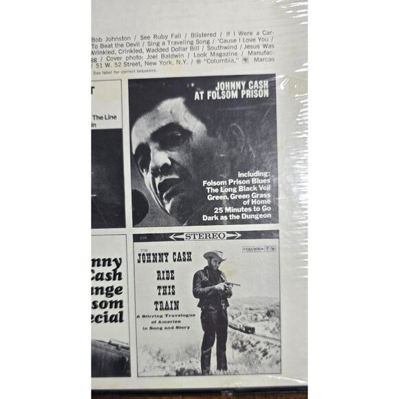 NEW "Hello I'm Johnny Cash" Columbia Stereo Tape HC Reel to Reel Sealed Vintage - Picture 11 of 11